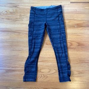 Lululemon | Pace Rival cropped stripped leggings